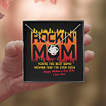 Rockin' Mom You're The Best Damn Woman That I've Ever Seen Happy Mother's Day Babe Love Knot Necklace