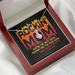 Rockin' Mom You're The Best Damn Woman That I've Ever Seen Happy Mother's Day Babe Alluring Beauty Necklace
