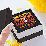 Rockin' Mom You're The Best Damn Woman That I've Ever Seen Happy Mother's Day Babe Alluring Beauty Necklace