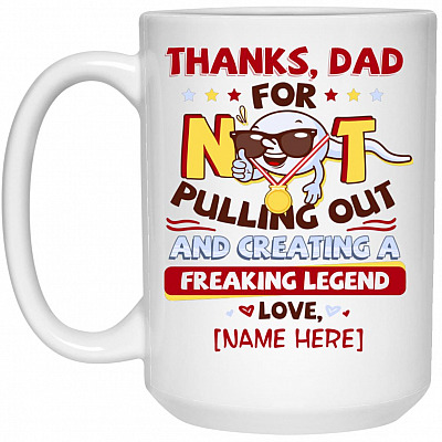 15 oz. White Mug