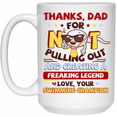 15 oz. White Mug