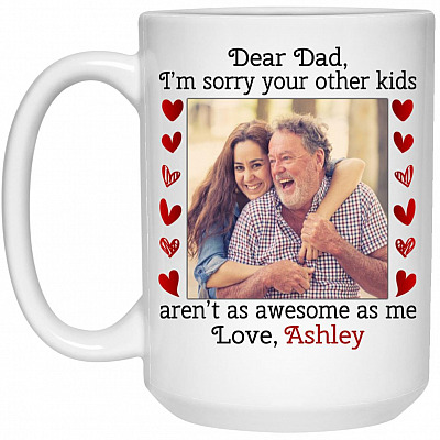 15 oz. White Mug