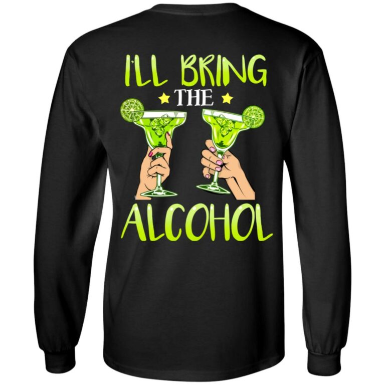 alcohol, Black, Long Sleeve