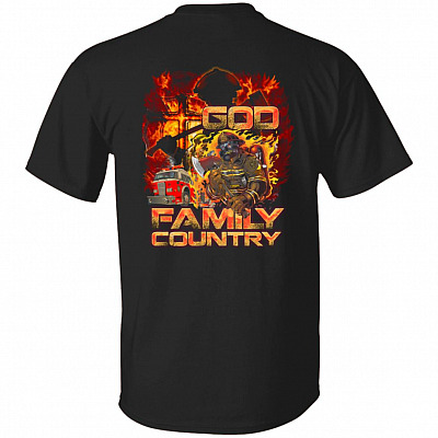 1N.God Family Country, Black, Unisex T-Shirt