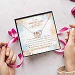 To My Smokin' Hot Soulmate Never Forget That I Love You I Will Love You Always Interlocking Hearts Pendant Necklace To My Smokin' Hot Soulmate Never Forget That I Love You I Will Love You Always Interlocking Hearts Pendant Necklace