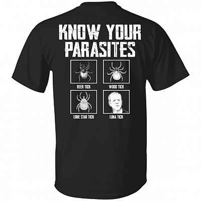 Parasites Shirt, Black, Unisex T-Shirt
