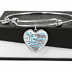 Dragonfly Surrounded by Your Glory What Will My Heart Feel I Can Only Image Heart Pendant Necklace - Bangle