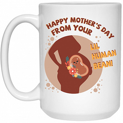 15 oz. White Mug