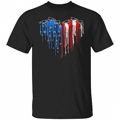 gun, Black, Unisex T-Shirt