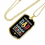 I Have Two Titles Dad and Stepdad and I Rock Them Both Father's Day Gifts Dog Tag Pendant Necklace I Have Two Titles Dad and Stepdad and I Rock Them Both Father's Day Gifts Dog Tag Pendant Necklace