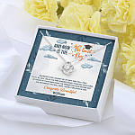 Personalized And Now The Limit Is The Sky Love Knot Pendant Necklace - Custom Graduation Necklace
