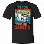 1N.It's Cool Both Shots, Black, Unisex T-Shirt