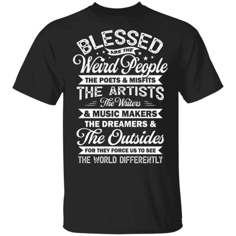 3. The World Differently (5), Black, Unisex T-Shirt