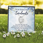 To My Smokin' Hot Soulmate Never Forget That I Love You Give Ability To See Yourself Through My Eyes Forever Love Pendant Necklace