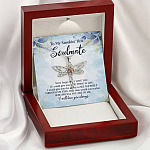 To My Smokin' Hot Soulmate Never Forget That I Love You Give Ability To See Yourself Through My Eyes Dragonfly Necklace
