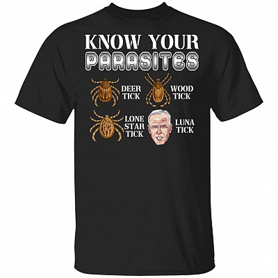 parasites t, Black, Unisex T-Shirt