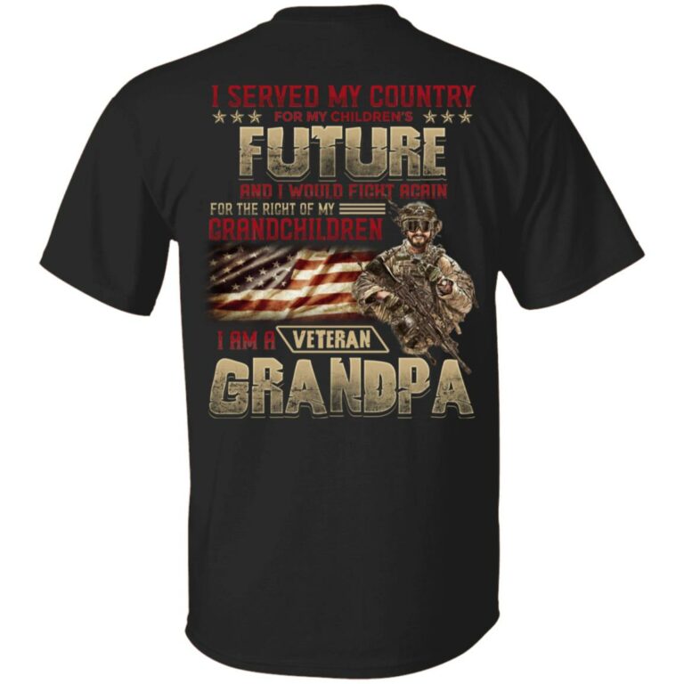 I Served Tshirt, Black, Unisex T-Shirt