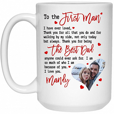 15 oz. White Mug
