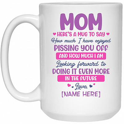 15 oz. White Mug
