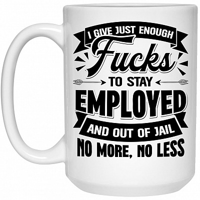 15 oz. White Mug