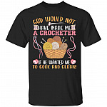 Crochet Shirt, Black, Unisex T-Shirt