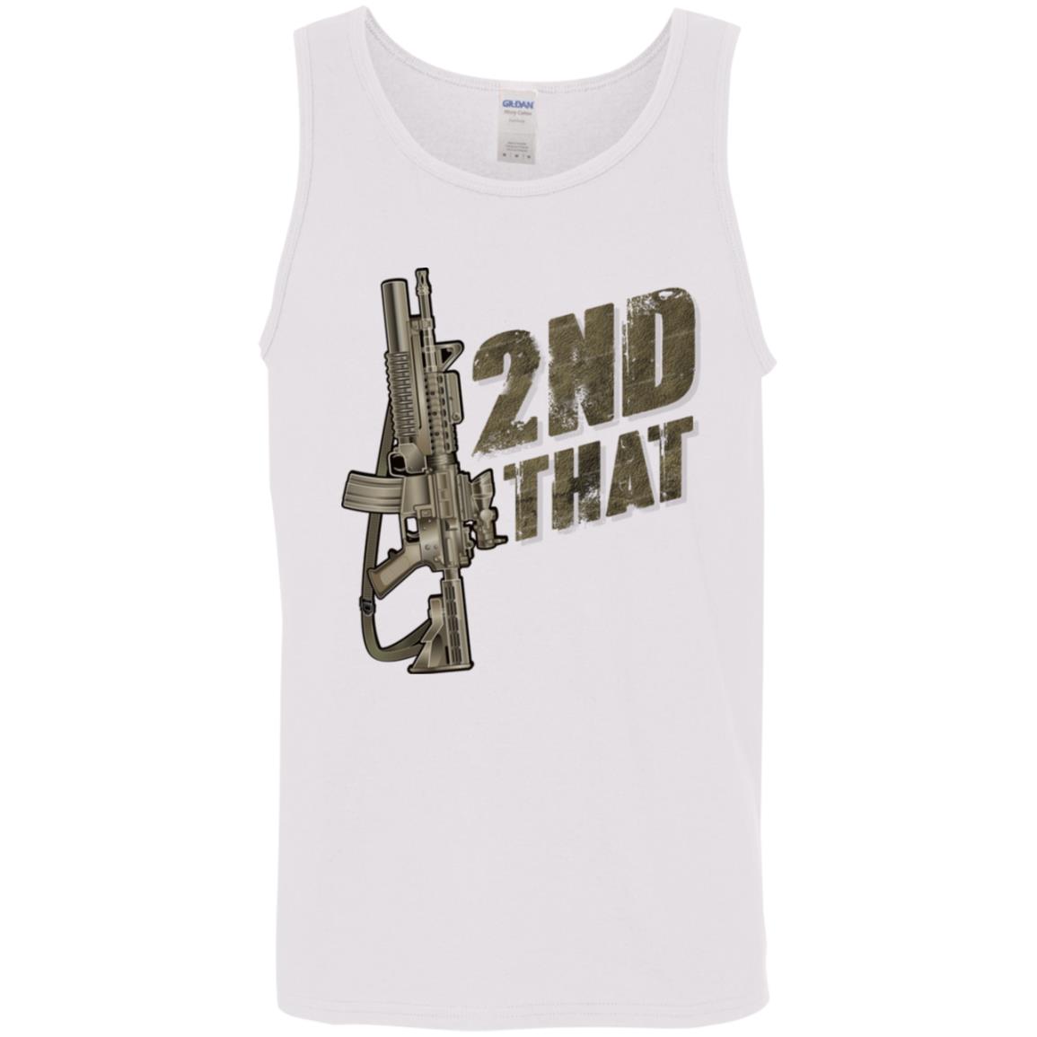2nd That Tank, White, Unisex Tank Top