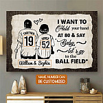 2VT. Let's Go To The Ball Field canvas mk1