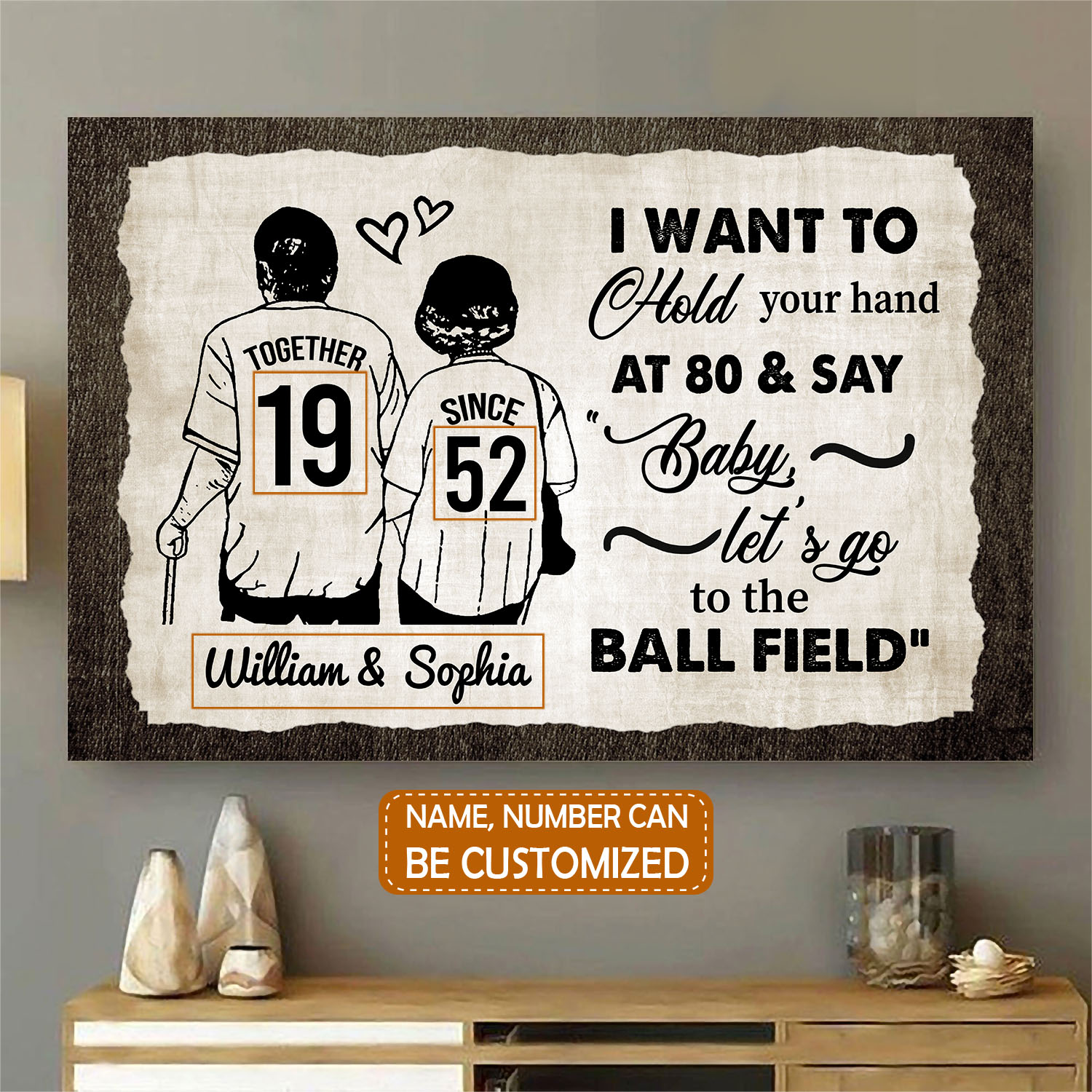 2VT. Let's Go To The Ball Field canvas mk1