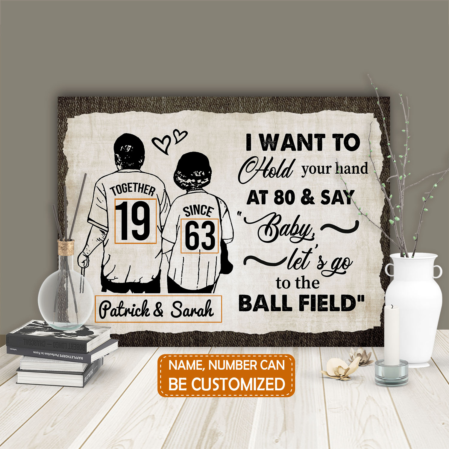 2VT. Let's Go To The Ball Field canvas mk2