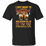 whisky t, Black, Unisex T-Shirt
