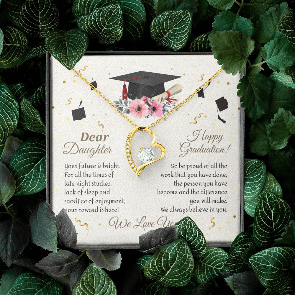 Graduation Dear Daughter Your Future Is Bright For All The Times Senior Forever Love Heart Necklace Graduation Dear Daughter Your Future Is Bright For All The Times Senior Forever Love Heart Necklace