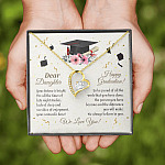Graduation Dear Daughter Your Future Is Bright For All The Times Senior Forever Love Heart Necklace