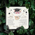 Graduation Dear Daughter Your Future Is Bright For All The Times Senior Interlocking Hearts Pendant Necklace