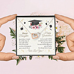 Graduation Dear Daughter Your Future Is Bright For All The Times Senior Interlocking Hearts Pendant Necklace