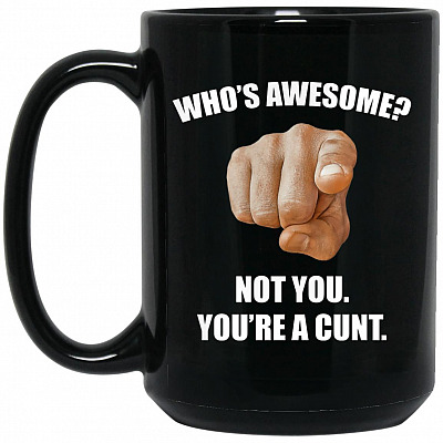 15 oz. Black Mug