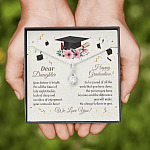 Graduation Dear Daughter Your Future Is Bright For All The Times Senior Alluring Beauty Necklace
