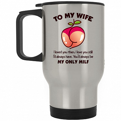 14 oz. Silver Travel Mug