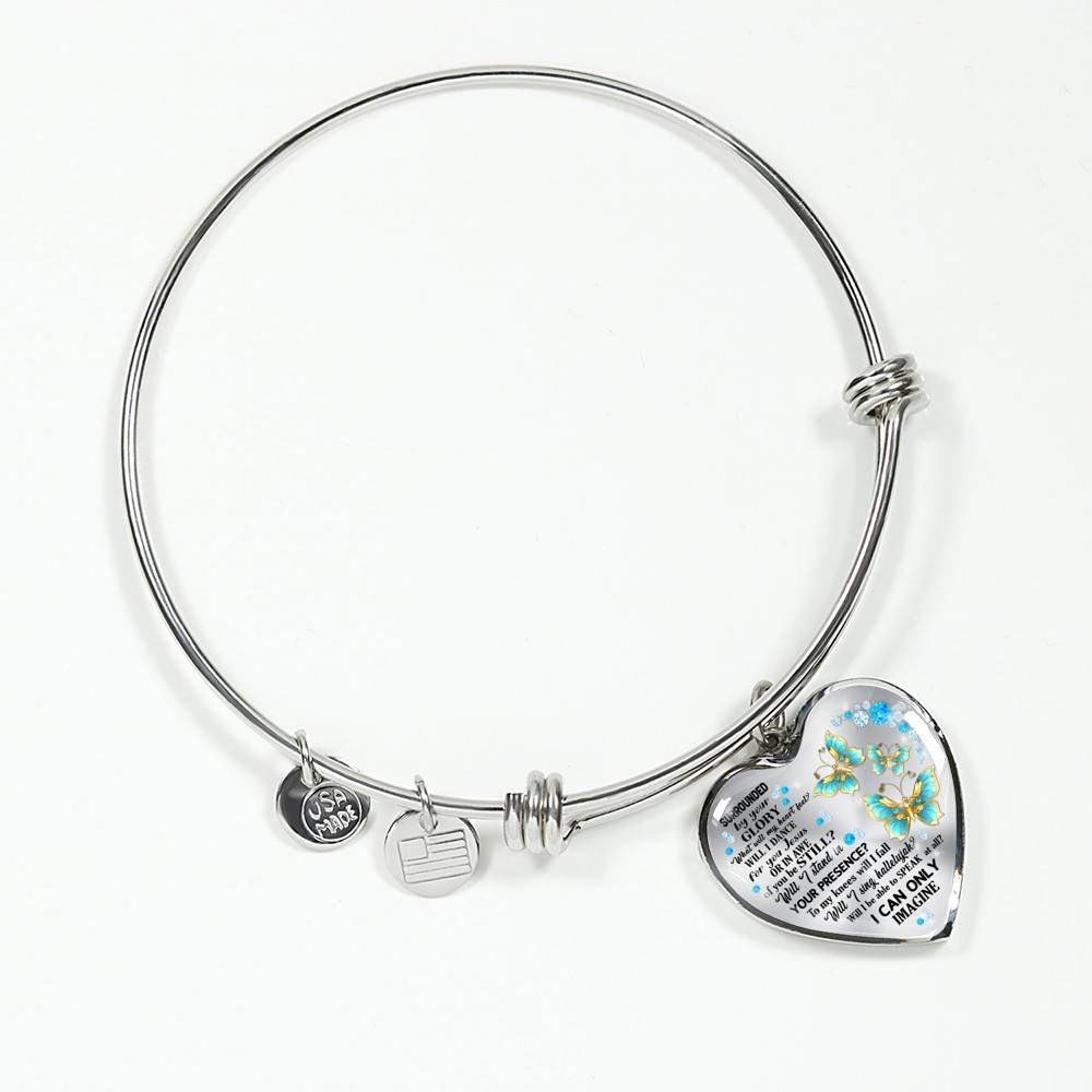 Butterfly Surrounded by Your Glory What Will My Heart Feel Will I Dance for You Jesus Heart Pendant Necklace Butterfly Surrounded by Your Glory What Will My Heart Feel Will I Dance for You Jesus Heart Pendant Necklace