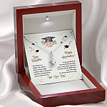 Dear Daughter Happy Graduation We Always Believed In You We Love You Alluring Beauty Necklace