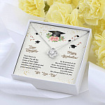 Dear Daughter Happy Graduation We Always Believed In You We Love You Love Knot Necklace Dear Daughter Happy Graduation We Always Believed In You We Love You Love Knot Necklace