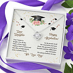 Dear Daughter Happy Graduation We Always Believed In You We Love You Love Knot Necklace Dear Daughter Happy Graduation We Always Believed In You We Love You Love Knot Necklace