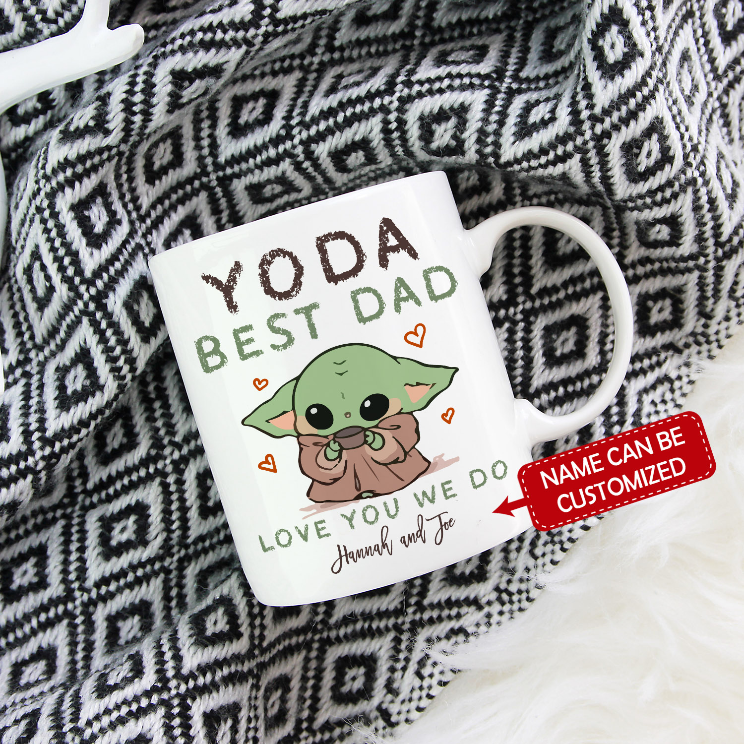 2VT. Yoda Best Dad Love You mug mk1