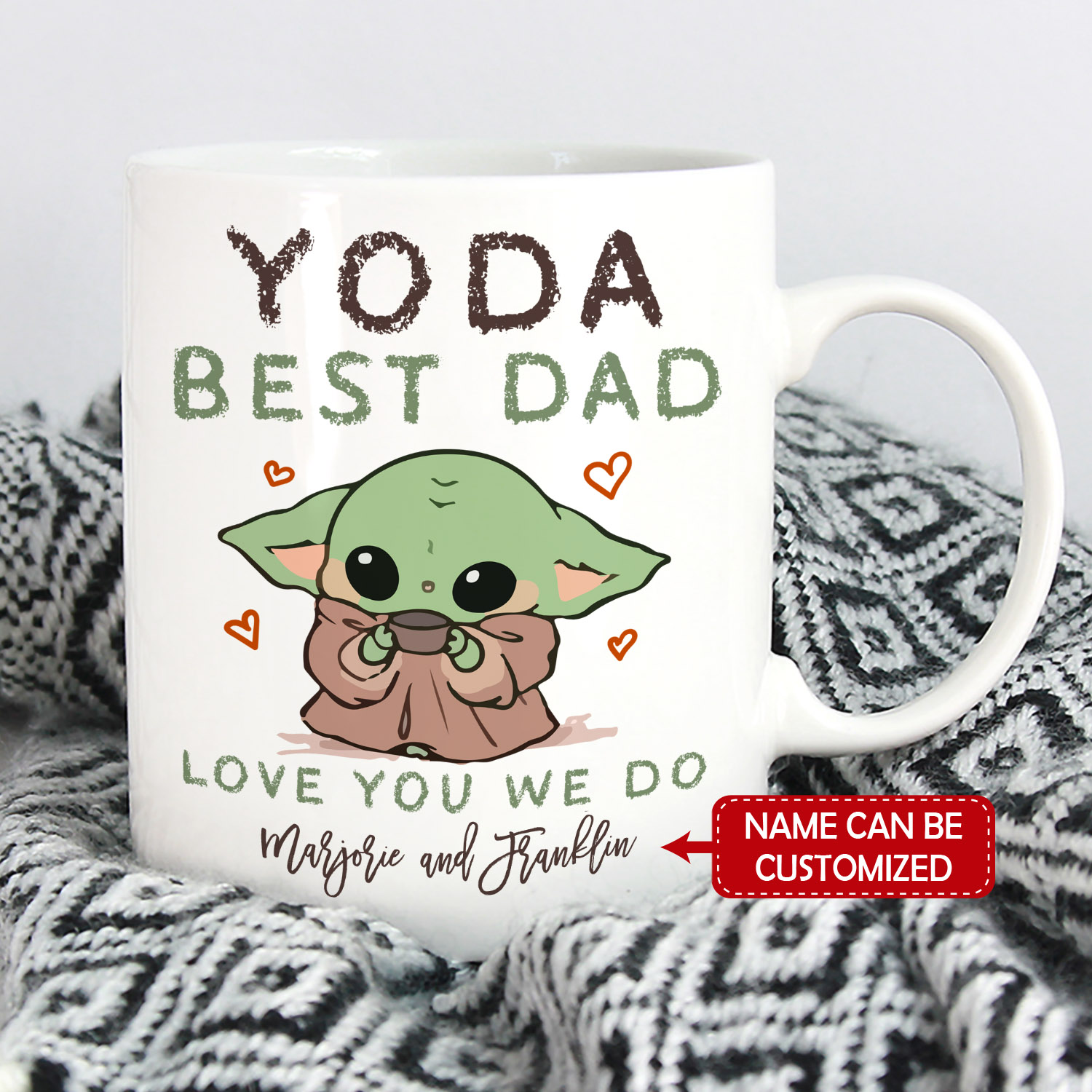 2VT. Yoda Best Dad Love You mug mk2