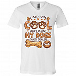 snack dealer, White, V-Neck T-Shirt