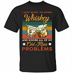 Whiskey Shirt, Black, Unisex T-Shirt