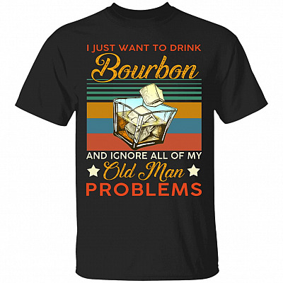 Bourbon Shirt, Black, Unisex T-Shirt