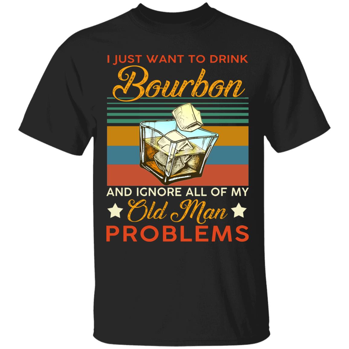 Bourbon Shirt, Black, Unisex T-Shirt