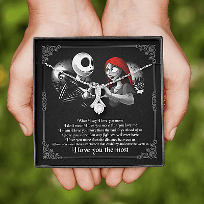 When I Say I Love You More I Love You The Most Jack Sally Alluring Beauty Necklace