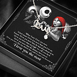When I Say I Love You More I Love You The Most Jack Sally Scripted Love Necklace