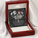 When I Say I Love You More I Love You The Most Jack Sally Dragonfly Necklace